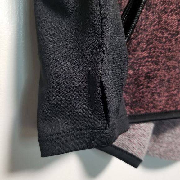 Warrior by Danica Patrick Burgundy Zip UpTop - Picture 6 of 8